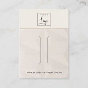 DIAMOND STRUKTUR HAIR CLIP-VISNING VISITKORT