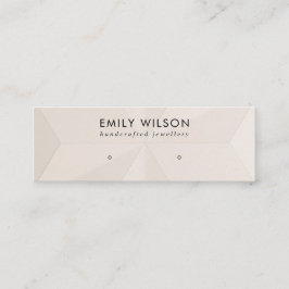  DIAMOND STRUKTUR STUD EARRING VISNING-KORT MINI VISITKORT