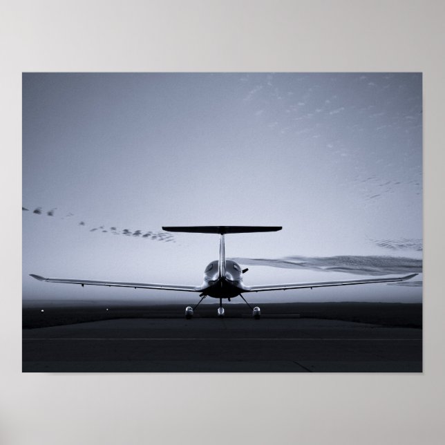 Diamond Sunset Silhouette Poster (Framsidan)