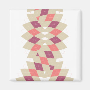 Diamond Swirl Mönster Magnet