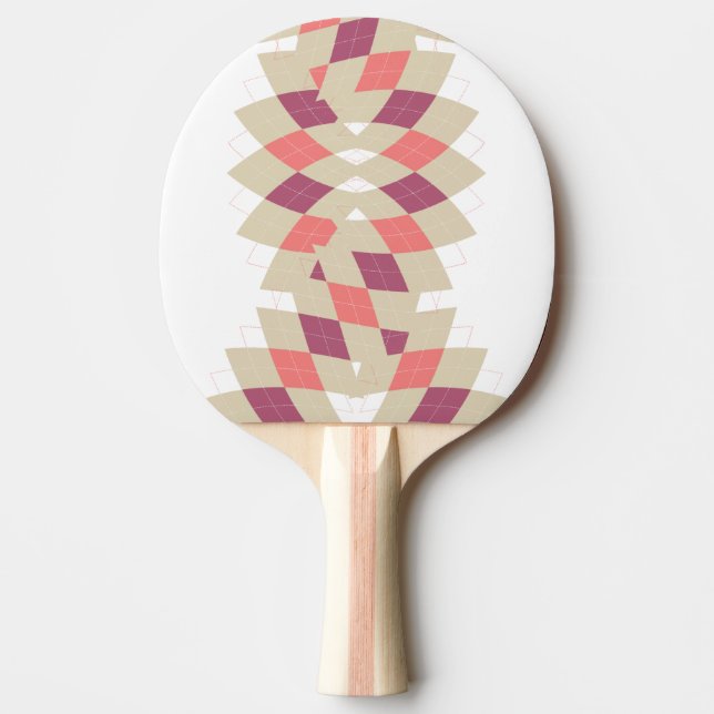 Diamond Swirl Mönster Pingisracket (Framsidan)
