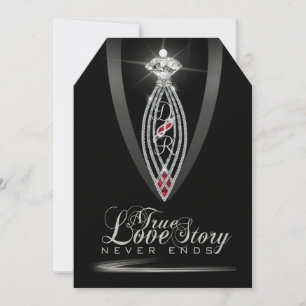 Diamond Tie Tack Märkre Kort