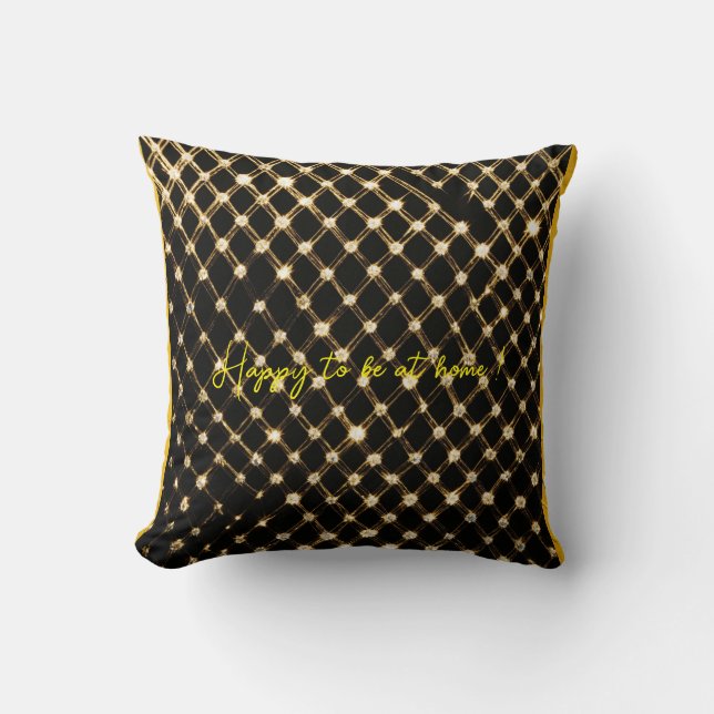 Diamond Velvet Designers on Mörk" Kudde (Framsida)