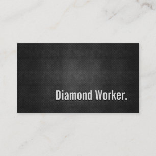Diamond Worker Coola Black Metall - enkelhet Visitkort