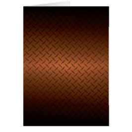 Diamondplåt Se Mönster Black till koppartonad Hälsningskort