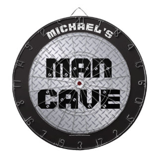 Diamondplate Industrial Man Cave Dartboard Darttavla
