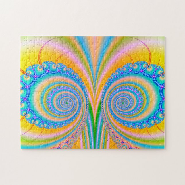 Diamonds Fractal av Shirley Taylor Pussel (Horisontell)