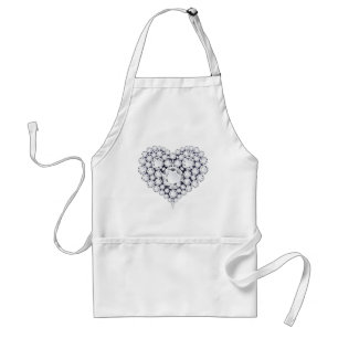 Diamonds Heart Gems Förkläde