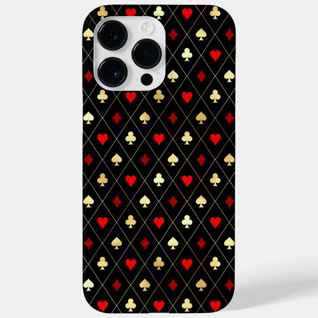Diamonds Hearts Spades Klubbar Spelar upp kort Mön (Baksida)