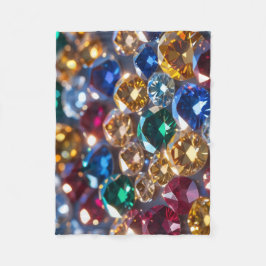 Diamonds Of Many Colors Fleecefilt