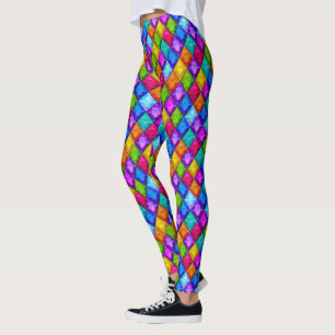 Diamonds Pop Mode Leggings