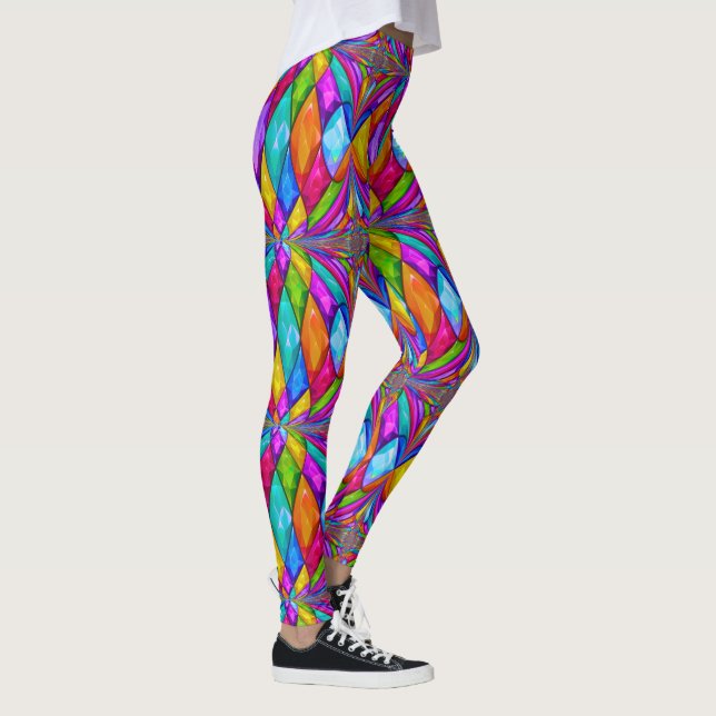 Diamonds Pop Mode Leggings (Höger)