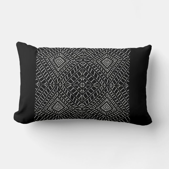 Diamonds Tribal Lumbar Pillow Lumbarkudde (Framsida)