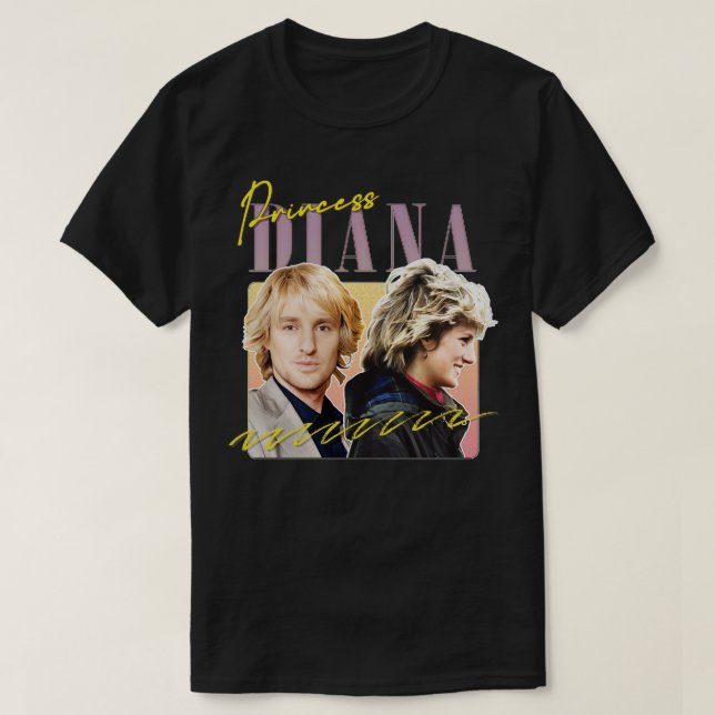 Diana 80s Retro Meme Aesthetic T Shirt (Design framsida)