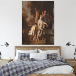 Diana and her Nymphs at a Fountain Canvastryck