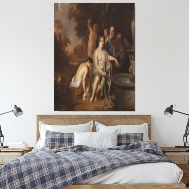 Diana and her Nymphs at a Fountain Canvastryck (Insitu (sovrum))