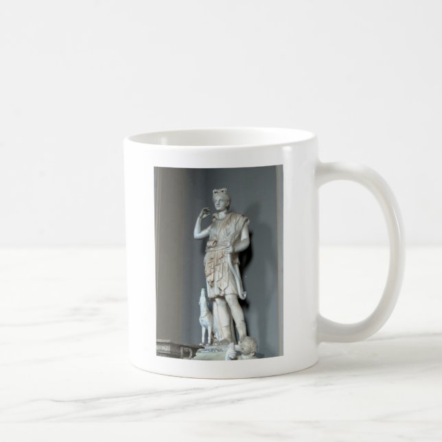 Diana (Artemis) Statue i Vatikanen i Rom Kaffemugg (Höger)