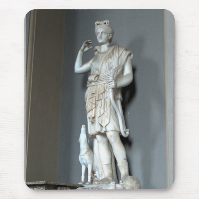 Diana (Artemis) Statue i Vatikanen i Rom Musmatta (Framsidan)