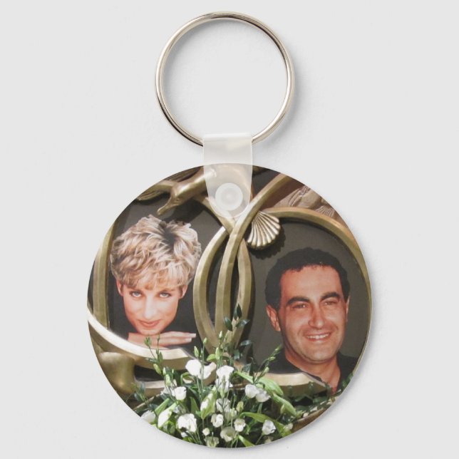 Diana & Dodi Keychain Nyckelring (Framsida)