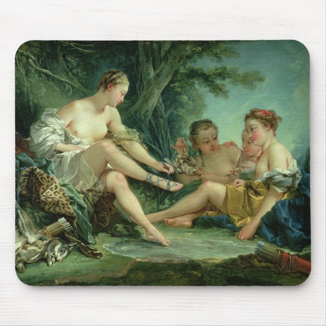 Diana efter jakten, 1745 musmatta (Framsidan)