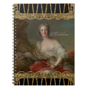Diana Fine Art Girly Monogram Anteckningsbok