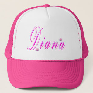 Diana Girls Namn Logotyp Truckerkeps