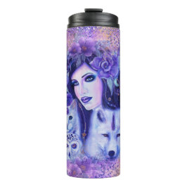 Diana guddess art av Renee Thermal Tumbler