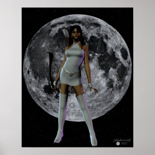 Diana - gudinna av månen poster