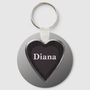 Diana Hjärtnyckelring by 369MyName Nyckelring