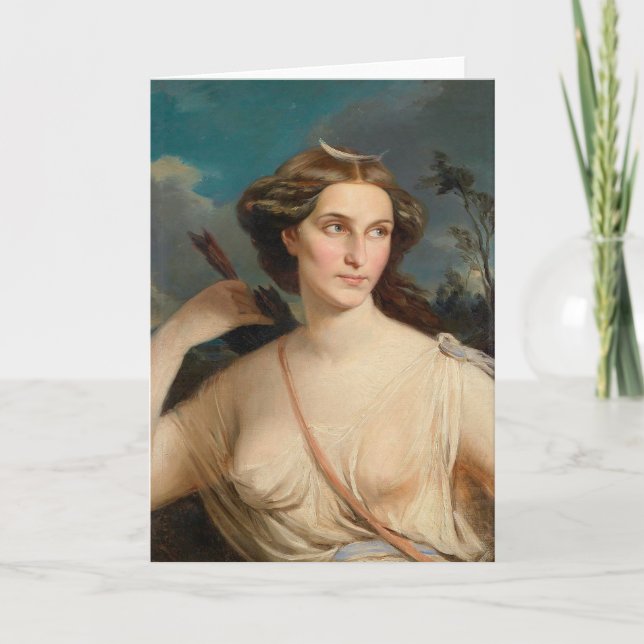 Diana, Hunts gudinna | anonym Kort (Framsida)