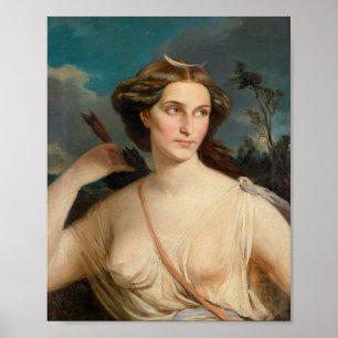 Diana, Hunts gudinna   anonym Poster