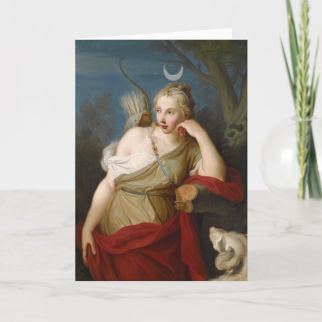 Diana, Hunts gudinna | Pietro Rotari Kort (Framsida)