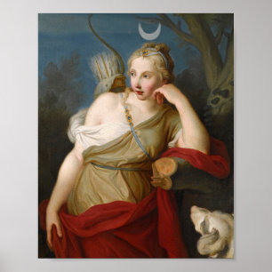 Diana, Hunts gudinna   Pietro Rotari Poster