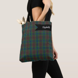 Diana Jakt Mode Prinsessa Tartan Plaid Tygkasse