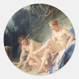 Diana lämnar hennes Bath Runt Klistermärke