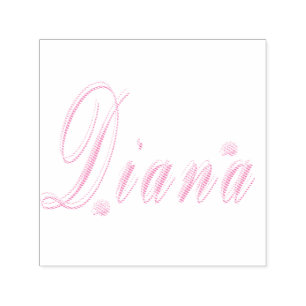 Diana Namn Logotyp Självfärgande Stämpel