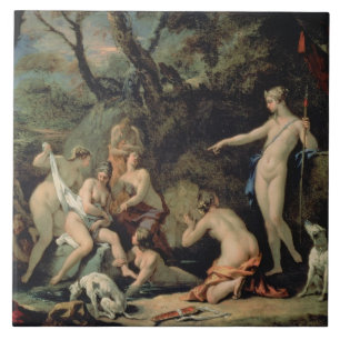 Diana och Callisto Kakelplatta