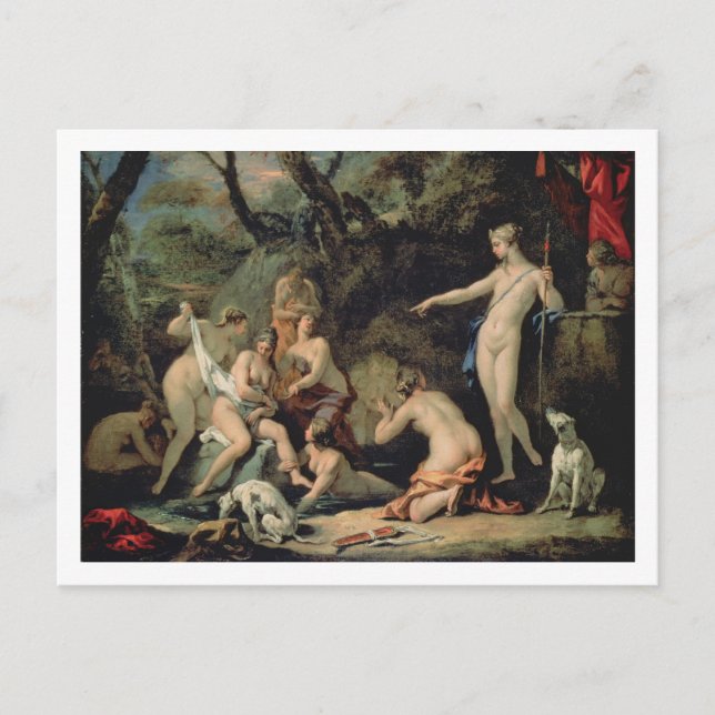 Diana och Callisto Vykort (Framsida)