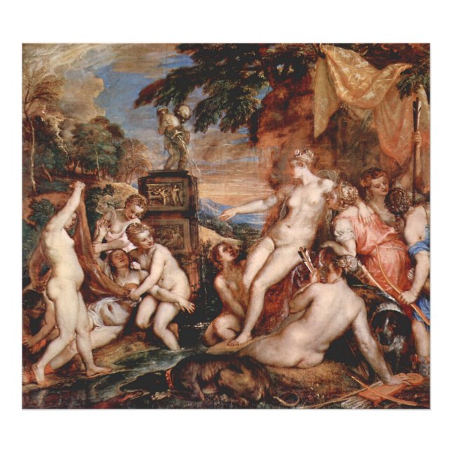 Diana och Callistos Photo Print Fototryck (Framsidan)