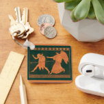 Diana och en ängel, Vintage Roman Mythology Nyckelring<br><div class="desc">Vintage illustrerar religiösans kristendomen med den romerska gudinna Diana och en ängel. I mytologin är Diana gudinna för jakten,  jakten och måne och hon var anställd i gammal romersk religion. Dianic Wicca,  en i stort sett feministisk form av detta bruk,  är namngiven för henne.</div>
