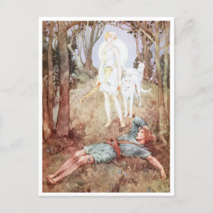 Diana och Endymion av Helen Stratton Vykort