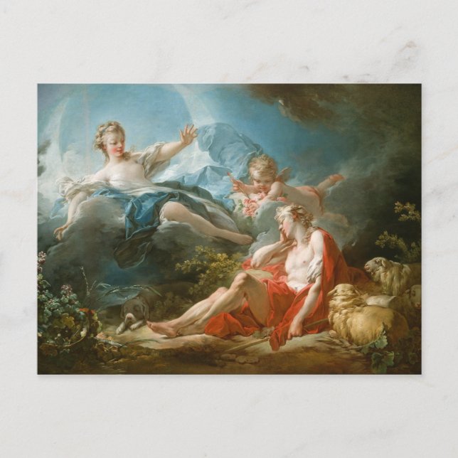 Diana och Endymion av Jean-Honoré Fragonard Vykort (Framsida)
