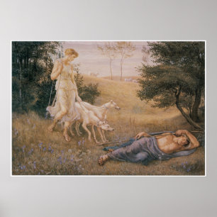 Diana och Endymion Poster
