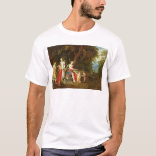 Diana och henne jungfruar, efter jakten, 1626 tee