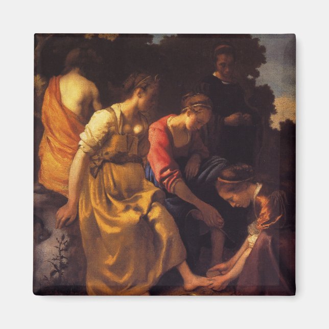 Diana och hennes assistenter magnet (Framsidan)