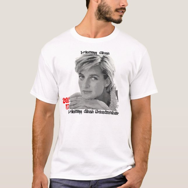 Diana Princess och kunglig bebis T-shirt (Framsida)