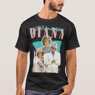 Diana Retro 80s Fläkt Artwork T Shirt