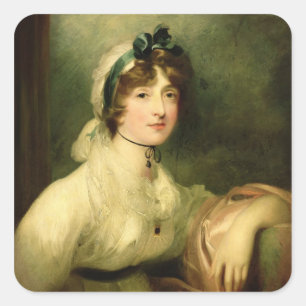 Diana Sturt, mer sistnämnd dam Milner, 1800-05 Fyrkantigt Klistermärke