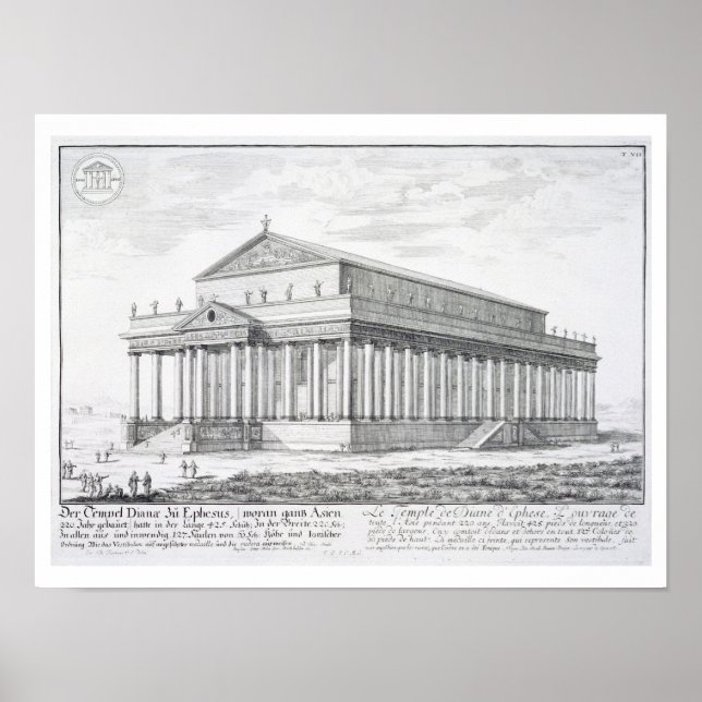 Diana-templet i Ephesus, Turkiet, från "Nytw" Poster (Framsidan)