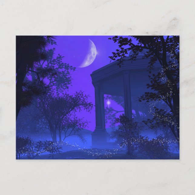 Diana-templet i Moonlight Vykort (Framsida)